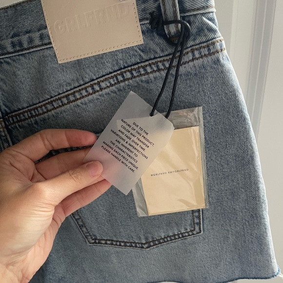 NEW GRLFRND Charlie Low Rise Baggy Cut Off Short in Fairfax North {$165} Sz 27 - Picture 12 of 14